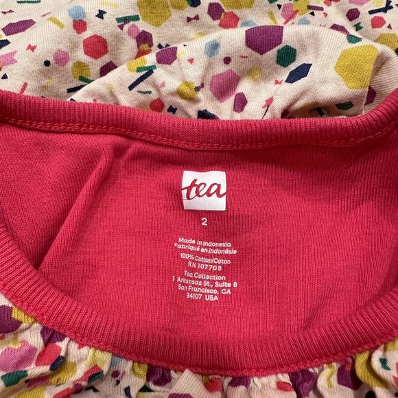 Tea Collection Confetti Ruffle Sleeve Dress - Picture 6 of 8